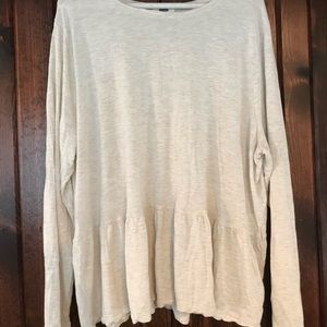 Old navy peplum style top